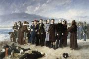 Perez, Antonio Gisbert The Execution of Torrijos and His Companions Spain oil painting artist